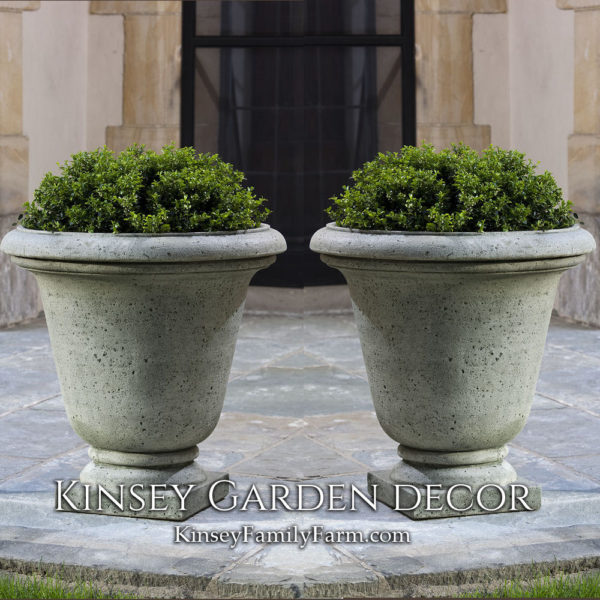 Kinsey Garden Decor Planter Rustic Hampton Urn set
