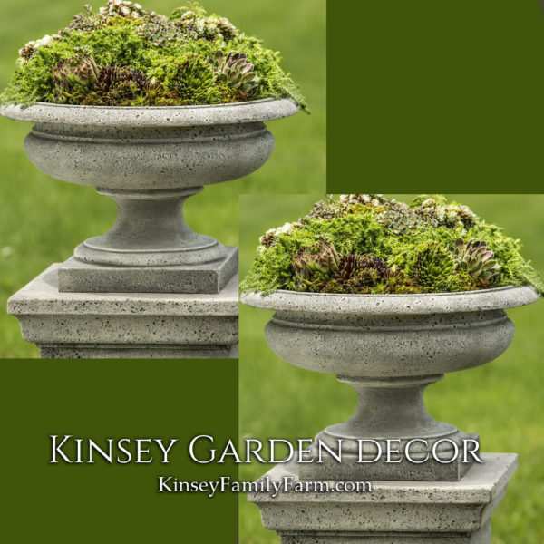 Kinsey Garden Decor Planter Rustic Palazzo Urn