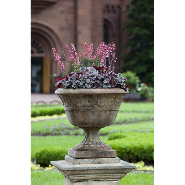 Kinsey Garden Decor Foliated Scroll Urn