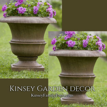 Kinsey Garden Decor Planter Williamsburg Wren Large