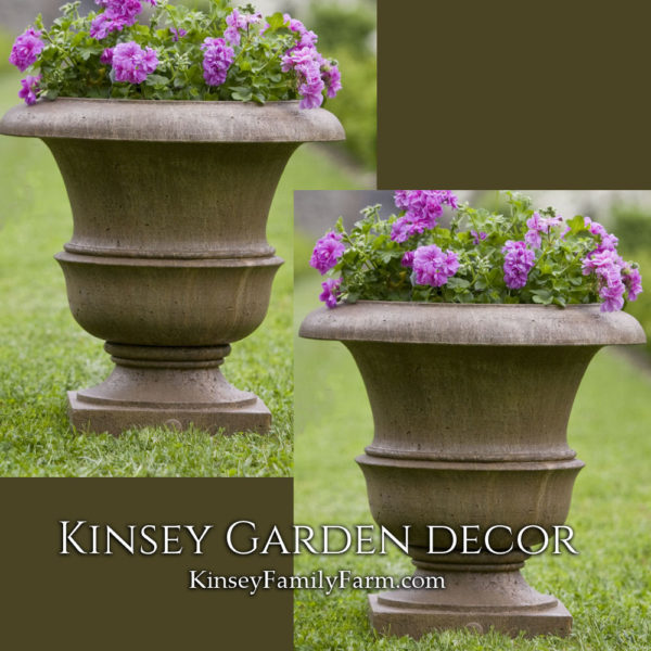 Kinsey Garden Decor Planter Williamsburg Wren Large