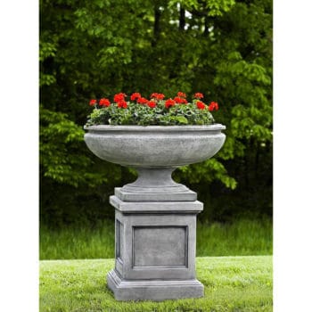 Kinsey Garden Decor St Louis Urn on Pedestal