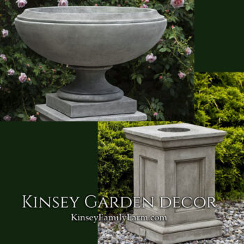 Kinsey Garden Decor jensen urn large barnett pedestal