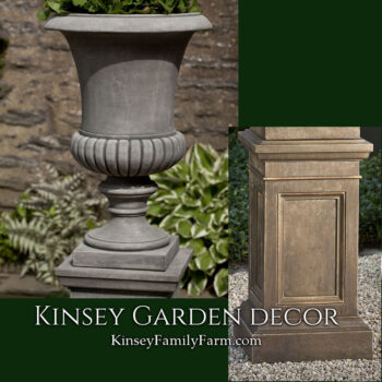 Kinsey Garden Decor kent urn coachhouse pedestal