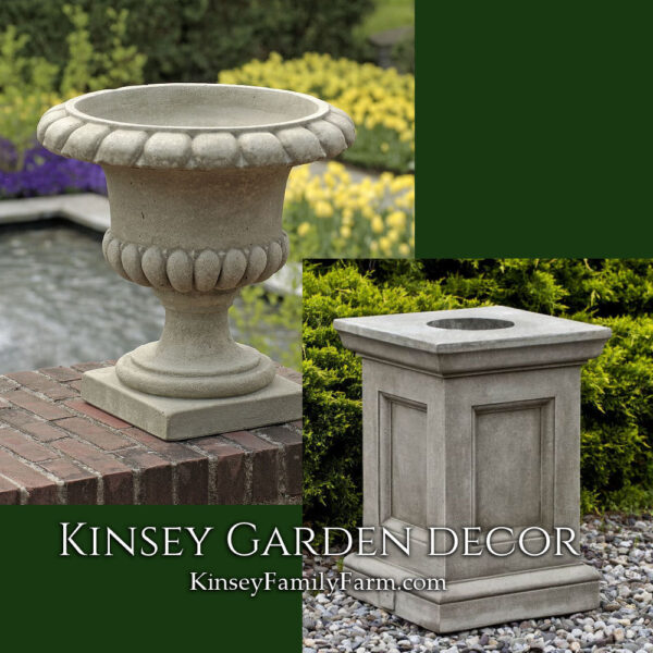 Kinsey Garden Decor longwood garden urn barnett pedestal