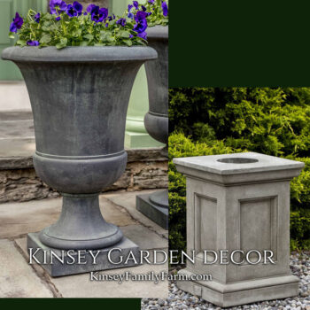 Kinsey Garden Decor paris urn barnett pedestal