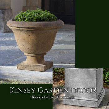 Kinsey Garden Decor rustic greenwich urn pedestal