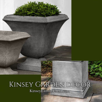 Kinsey Garden Decor trowbridge urn large shelbourne pedestal