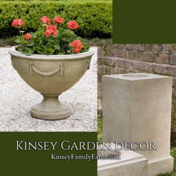 Kinsey Garden Decor williamsburg neoclassic urn tall pedestal