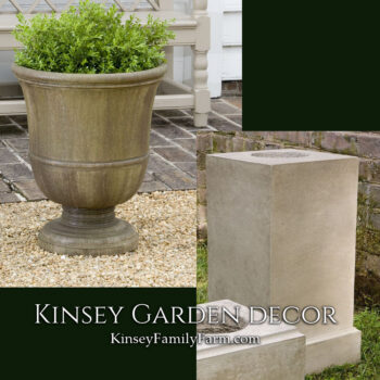 Kinsey Garden Decor williamsburg orangery urn pedestal