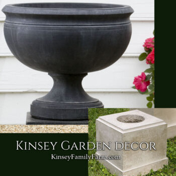 Kinsey Garden Decor williamsburg plantation urn pedestal