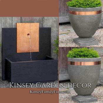 Kinsey Garden Decor MC3 fountian urn-set