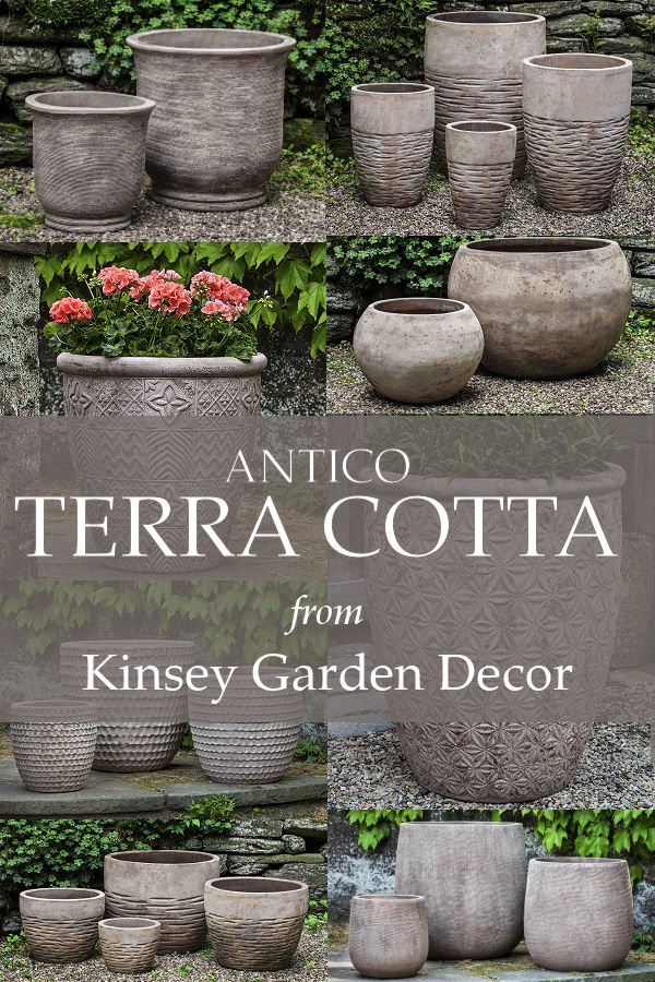Kinsey Garden Decor Antico Terra Cotta Pots