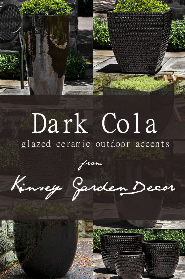 Kinsey Garden Decor ceramic outdoor accents cola