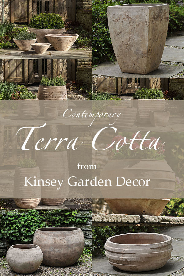 Kinsey Garden Decor contemporary terra cotta pots