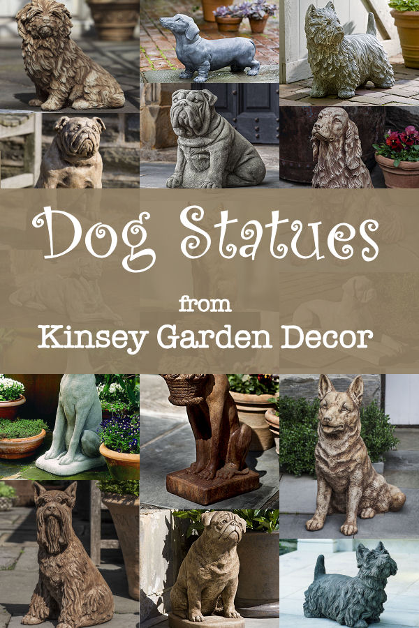 Kinsey Garden Decor Outdoor Dog Statues
