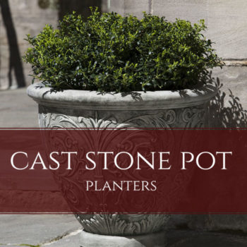 Urbino Extra Large Stone Outdoor Planter Kinsey Garden Decor