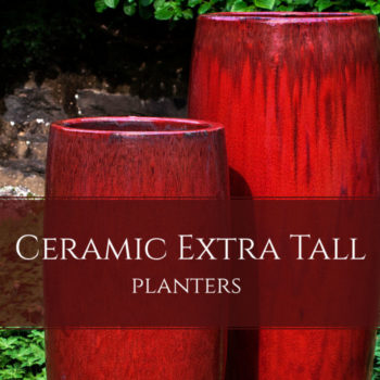 Extra Tall Ceramic Vase Planters