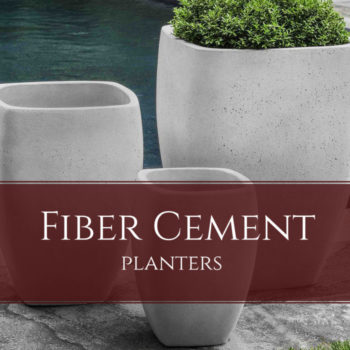 Fiber Cement Lightweight Planters