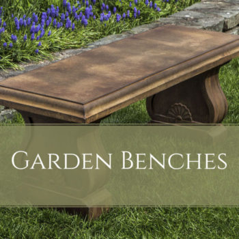 Cast Stone Garden Benches