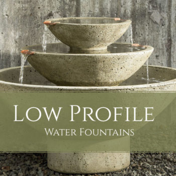 Low Profile Outdoor Fountains