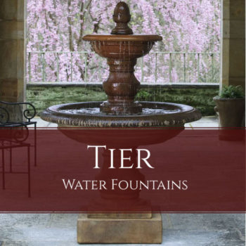 Tiered Outdoor Water Fountains