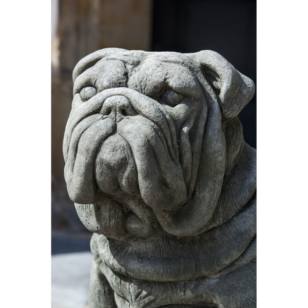 Kinsey Garden Decor Antique Bulldog Statue