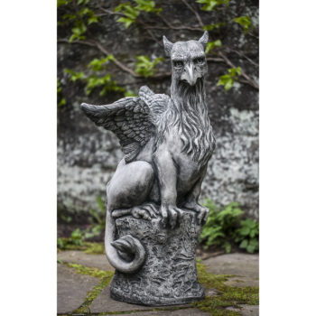 Kinsey Garden Decor Gryphon Herald Statue