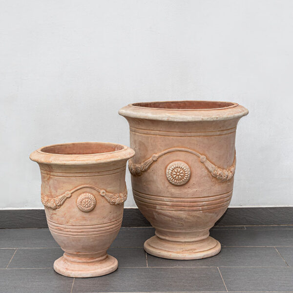 Kinsey Garden Decor Anduze Urn Terra Cotta