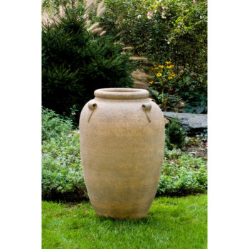 Kinsey Garden Decor Sandblasted Jar Terra Cotta